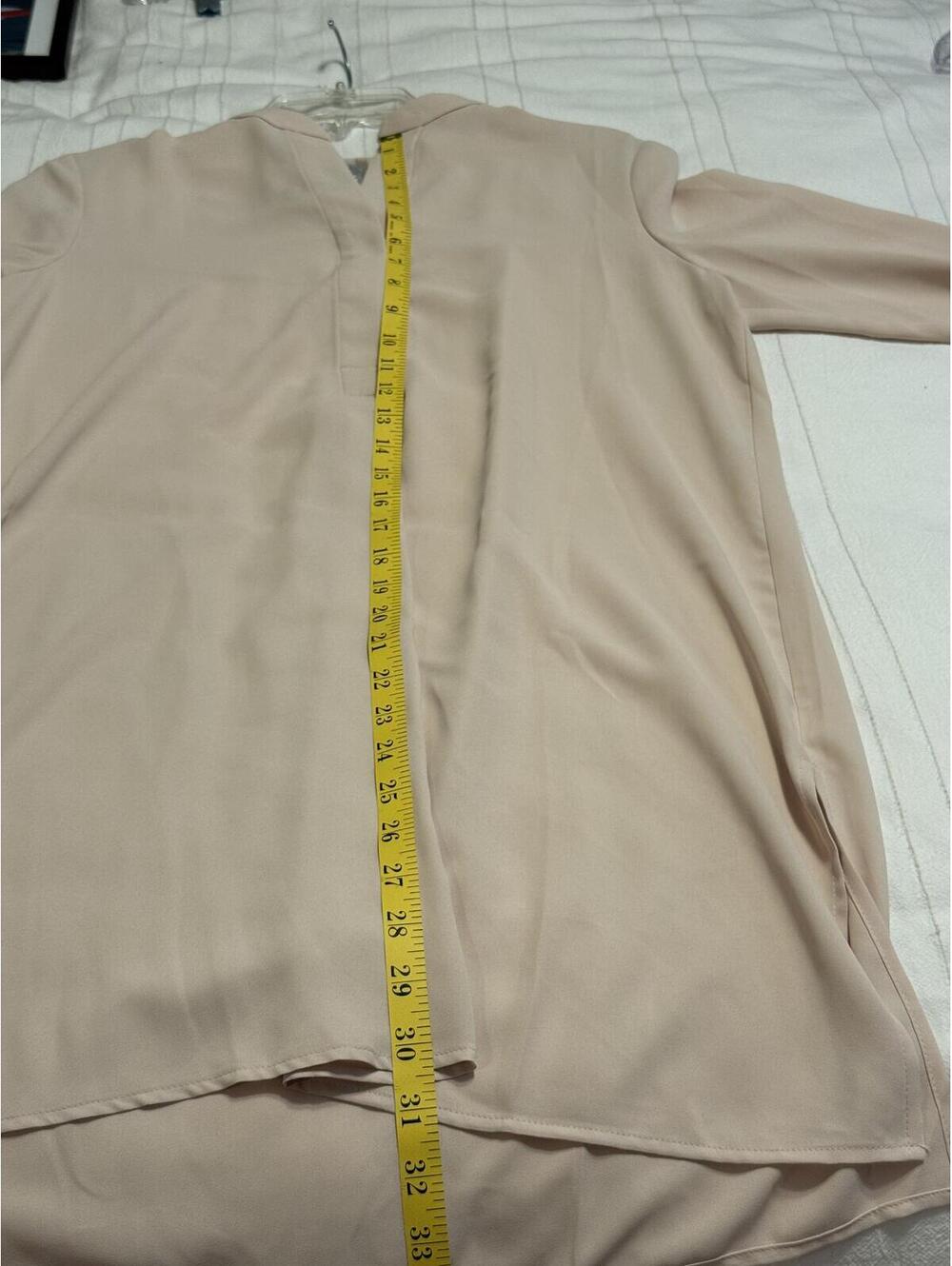 NWT Anne Klein Crema Popover Tunic Blouse Long Sleeve Women's Small - Picture 7 of 7